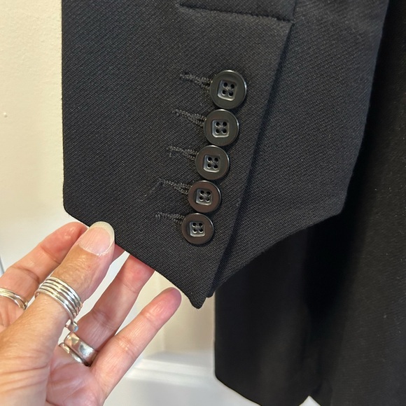 Black ponte knit Cabi blazer - Picture 4 of 4